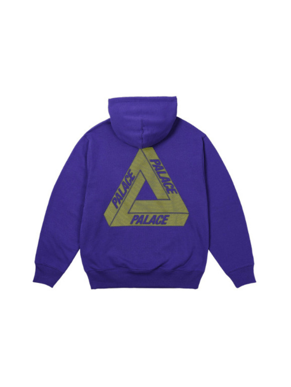 Palace Bit Grippy Tri-Ferg Hood Purple • L